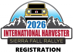 COMING SOON!!! - Online Registration for the 2026 IH Sierra Fall Rallye